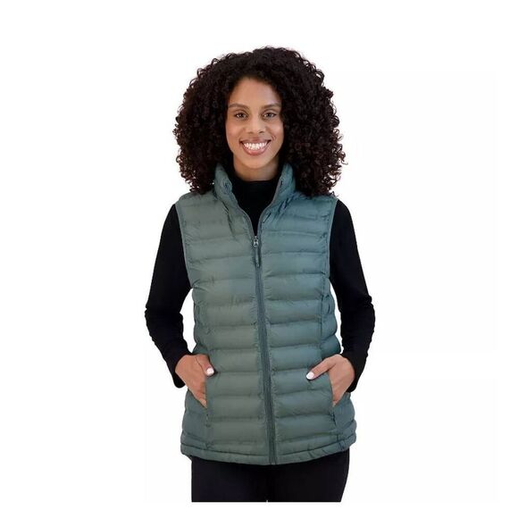 Zeroxposure Vest Ladies 2xl Green Puffer Vest Water Resistant Lined - Picture 3 of 8